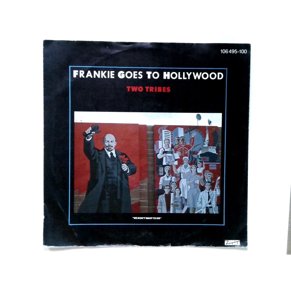 Frankie Goes To Hollywood - Two Tribes 7" Record 1984 ZTT Pop 45 RPM